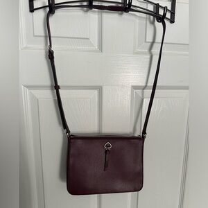 Kate Spade Crossbody maroon color